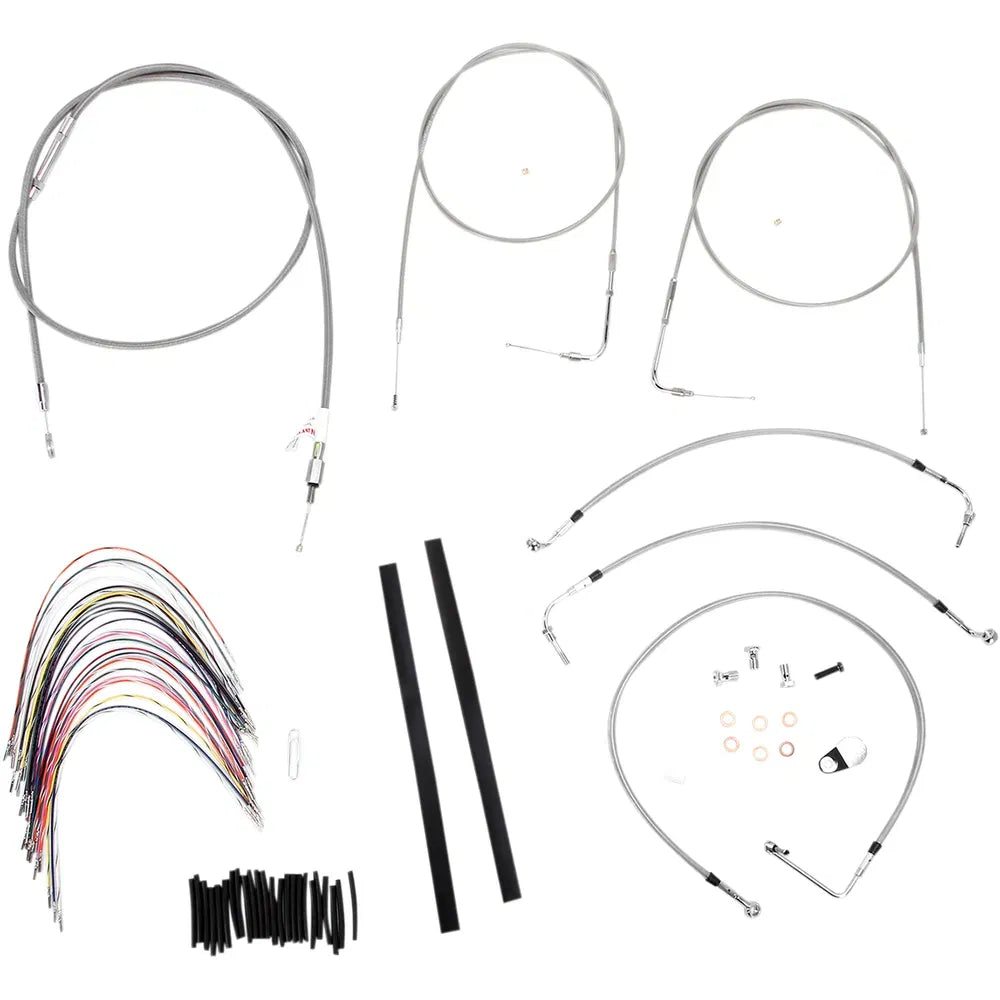 Juego de Controles Acerados Cuelga Monos 14" Burly Brand3866955