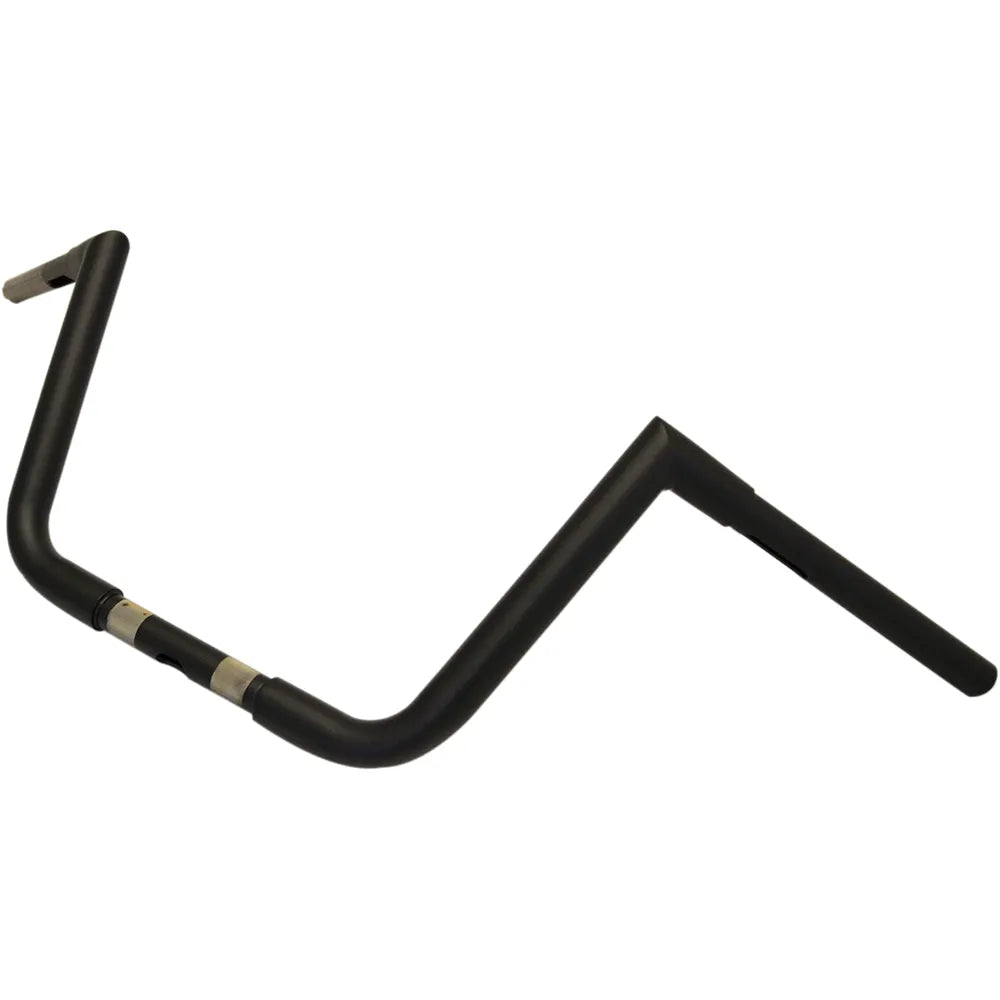 Flat Black 10" Big Twin Peaks Handlebar