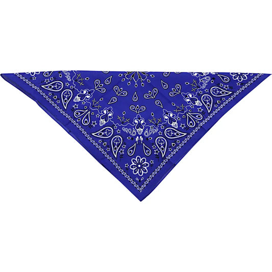 Paisley Cotton Bandana - Navy