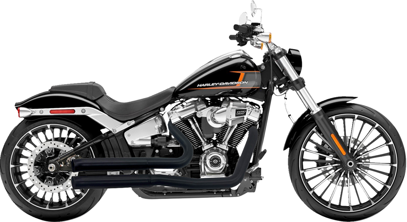 Sistema de escape Pro-Street - Escape Pro Street - Negro - Softail