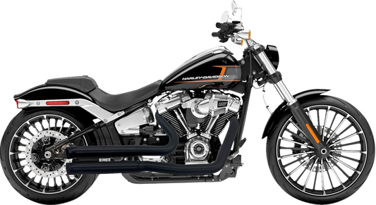Sistema de escape Pro-Street - Escape Pro Street - Negro - Softail