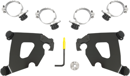 Kit de herrajes Cafe Fairing Trigger-Lock - Kit de montaje Cafe - Negro - FXDL