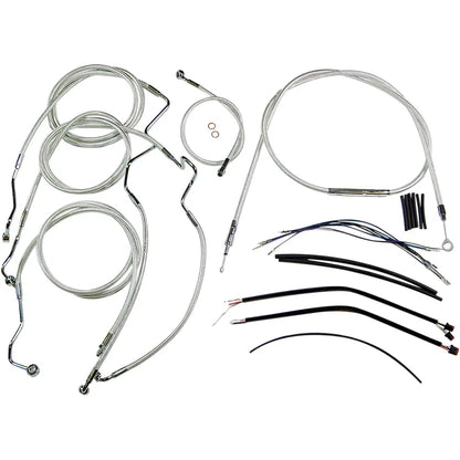 Kit de instalación de manillar de diseñador Sterling Chromite II® - Kit de instalación de manillar de diseñador Sterling Chromite II® - 12"-14" - FLHR '14-'15