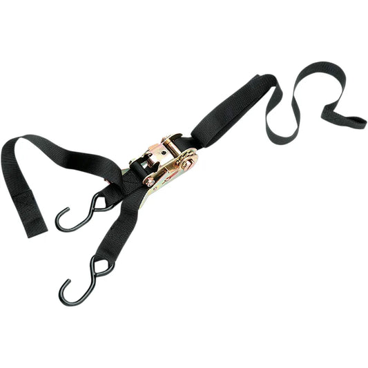 1" Ratchet Tied Down - Assist - Black