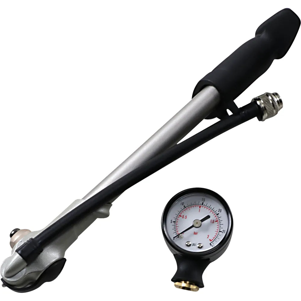 Bomba de aire para suspension con medidor 0-30 psi