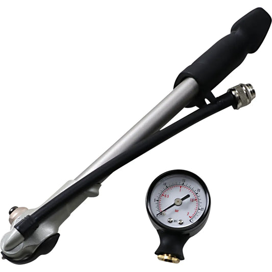 Bomba de aire para suspension con medidor 0-30 psi