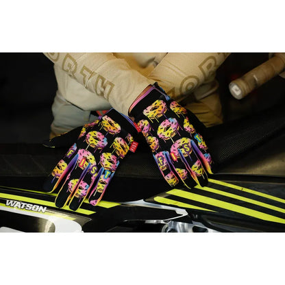 Guantes con tiras caroline buchanan red label sprinkle fades