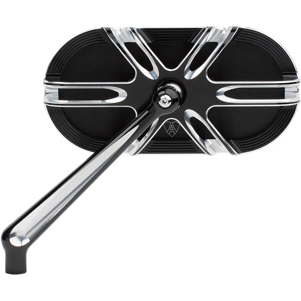 Deep Cut Mirror - Black - Left