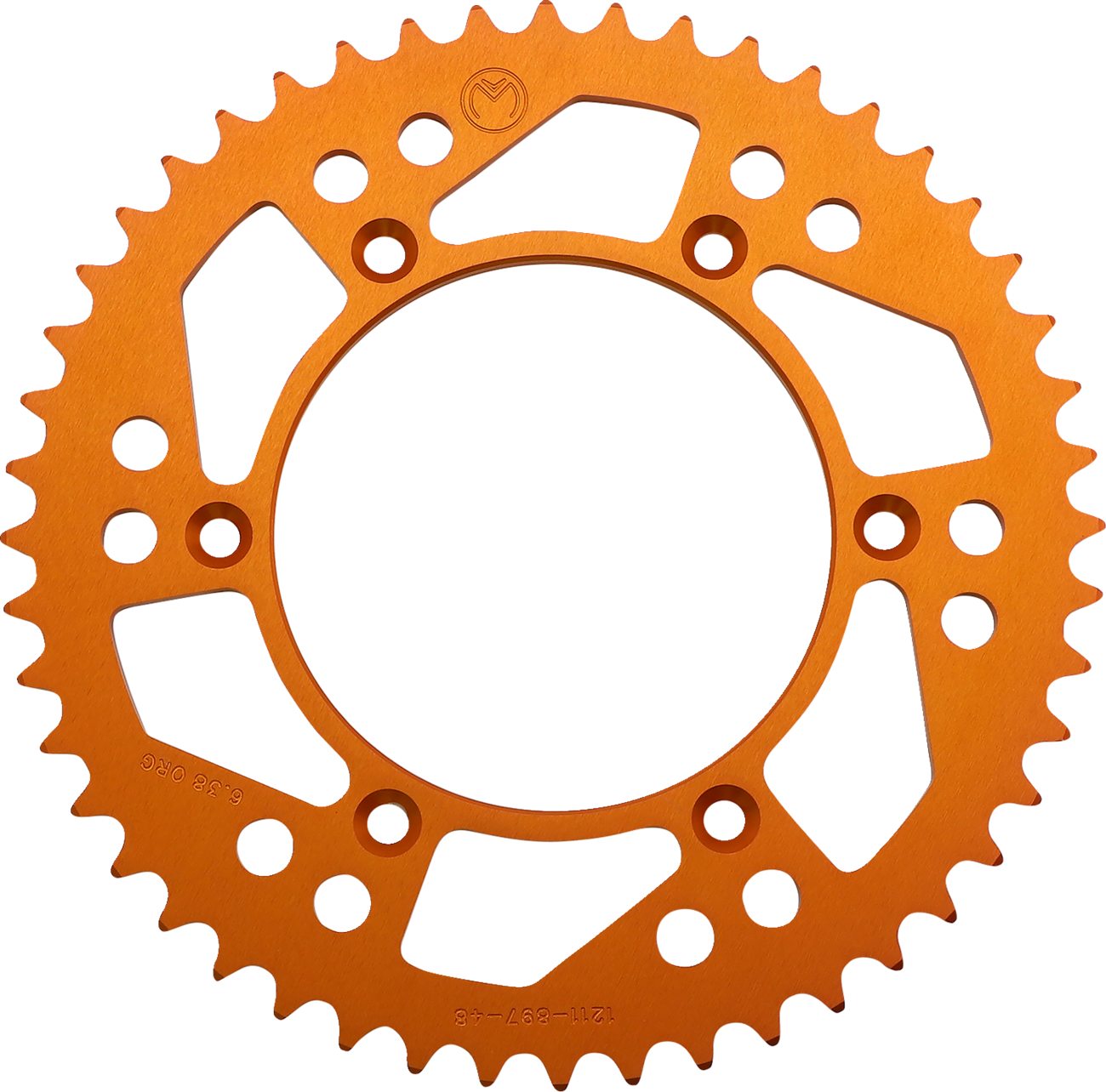 Corona Trasera Aluminio - Corona Trasera - Aluminio - 48 Dientes - Naranja - Husaberg/Husqvarna/KTM