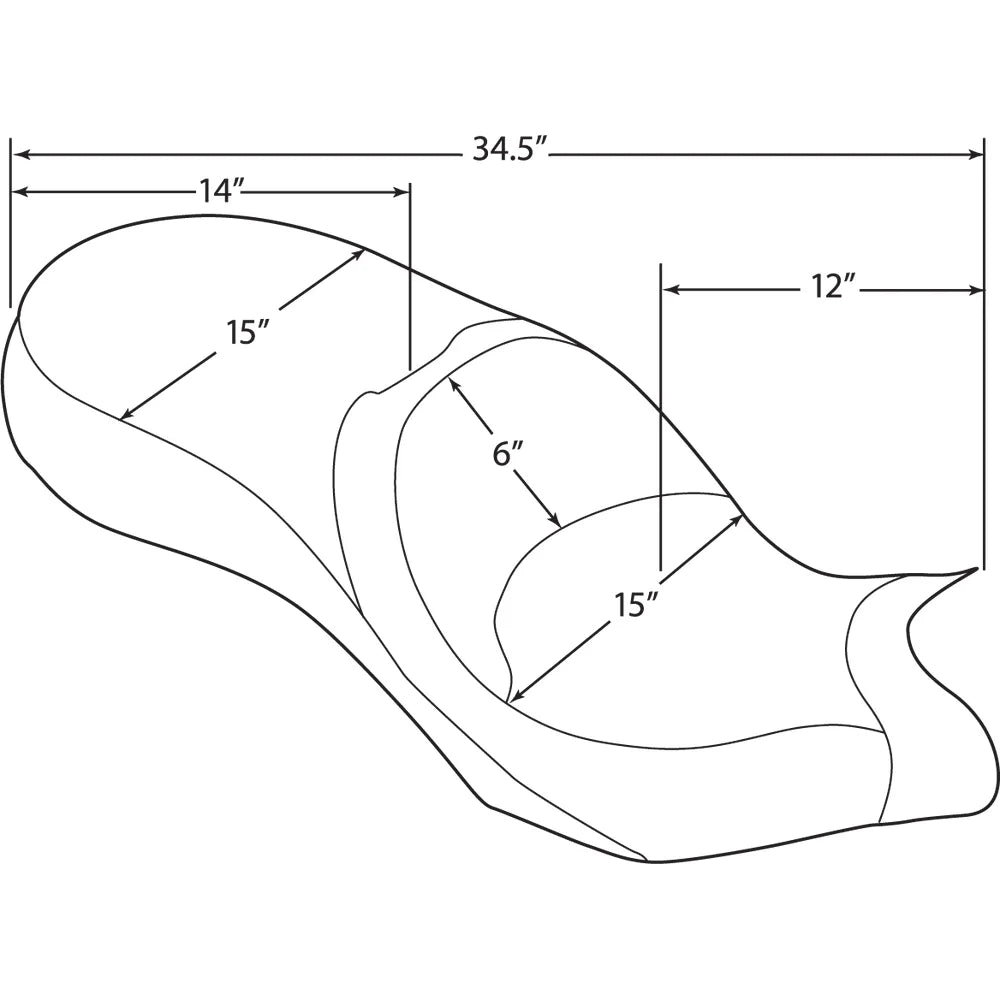 Asiento touring de perfil bajo