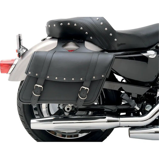 Highwayman Rivet Slant-Style Saddlebags - Jumbo