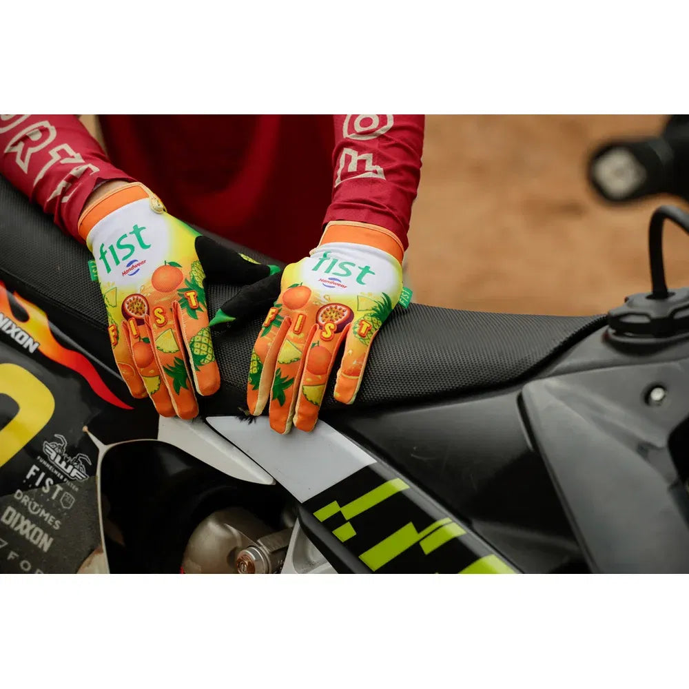 Guantes de ponche de frutas con correas