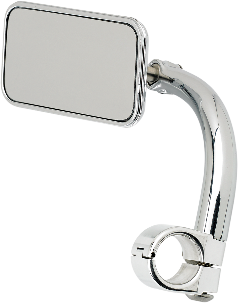 Rectangular Clamp-On Mirror - 1" - Chrome