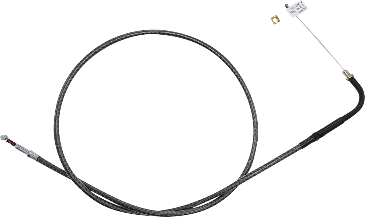 Cable trenzado de ralentí/acelerador KARBONFIBR - Cable de ralentí trenzado KARBONFIBR - 36-5/8"