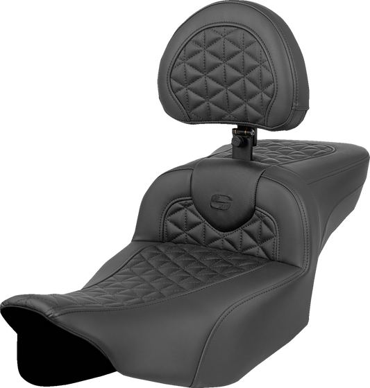 Asiento con tres agarres RoadSofa™ de alcance extendido - Asiento con tres agarres RoadSofa™ - Alcance extendido - con respaldo - FLH/FLT '23-'24