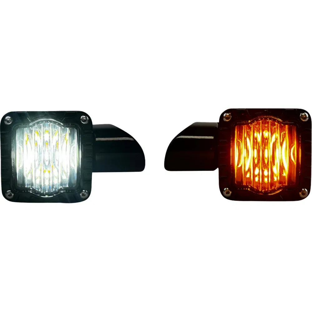 Señales de giro delanteras led de alto rendimiento shark demon™