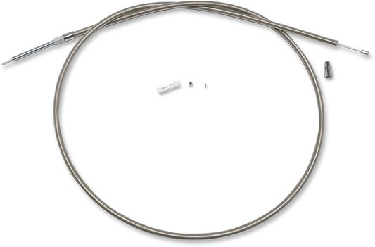 BYO™ Build Your Own™ Juego de cables de embrague - 74" - Sportster - Acero inoxidable trenzado