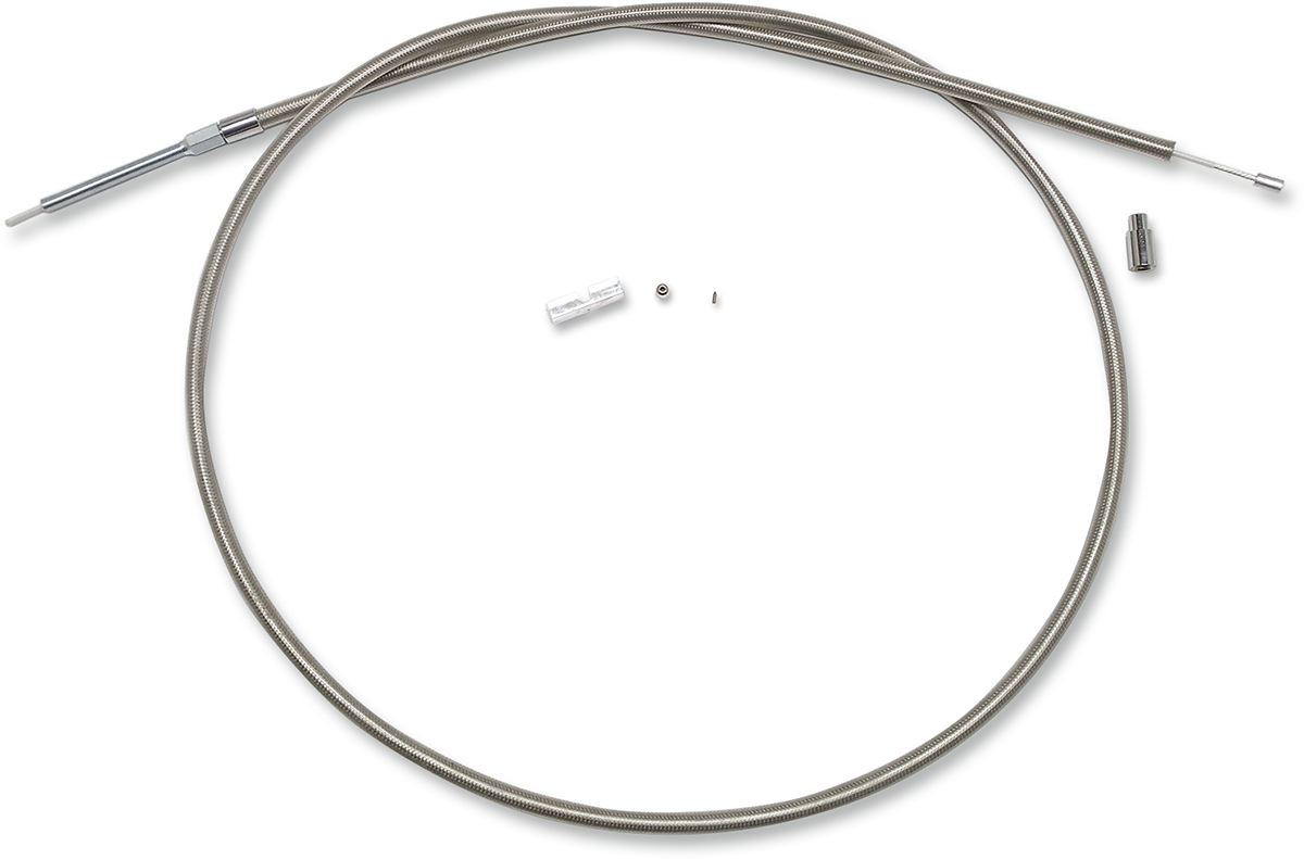 BYO™ Build Your Own™ Juego de cables de embrague - 74" - Sportster - Acero inoxidable trenzado