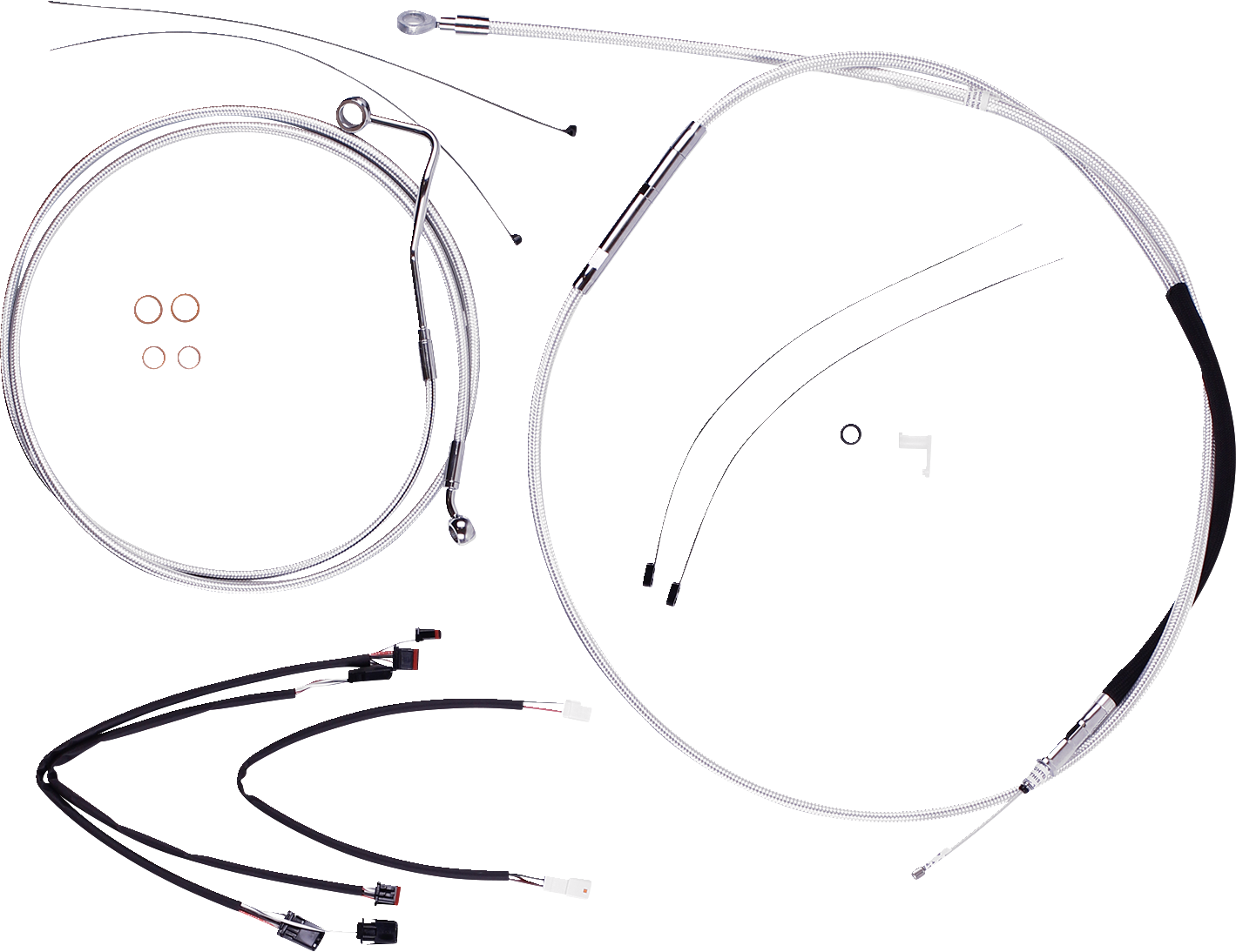 Kit de instalación de manillar de diseñador Sterling Chromite II® - Kit de instalación de manillar de diseñador Sterling Chromite II® - 15"-17" - FLTR '21-'23