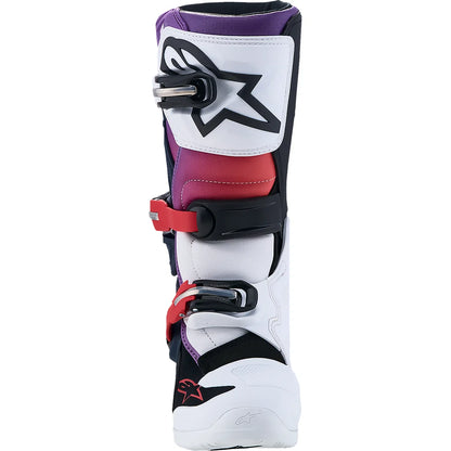 Botas Alpinestars Youth Tech 7S Dark Blue/White/Black/Purple