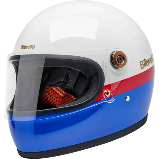 Casco gringo s apex blanco/rojo/azul