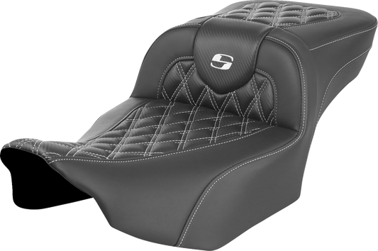 Asiento de alcance extendido Roadsofa™ - Asiento de alcance extendido Roadsofa™ - sin respaldo - Costura de celosía - Costura blanca - FLTR/FLHX '23-'24