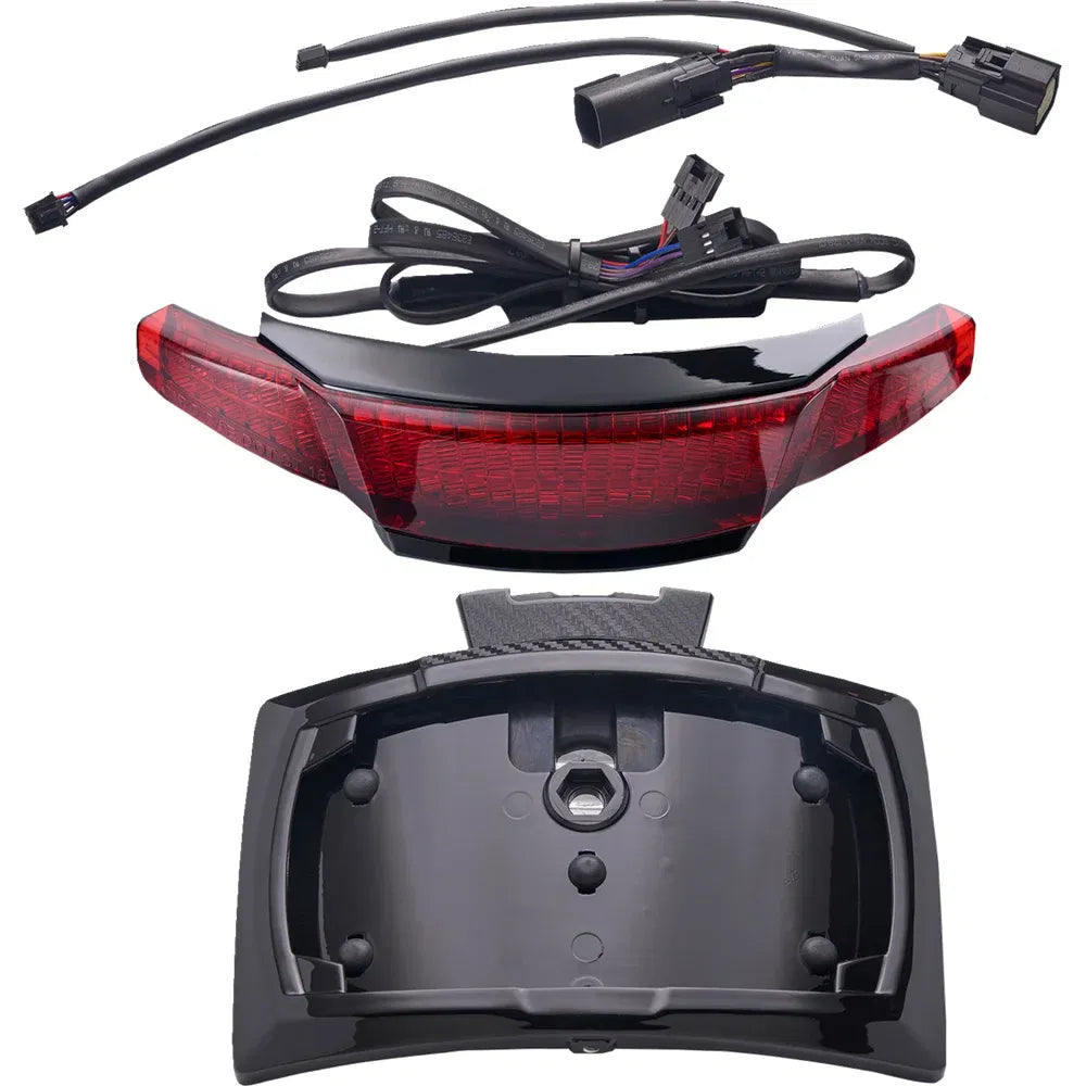 Luz trasera y soporte para matrícula latitude con lightstrike™