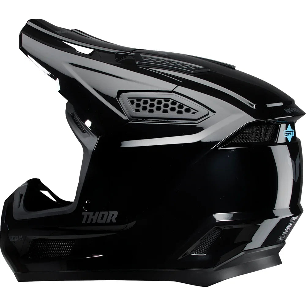 Casco fleet blackout negro brillante