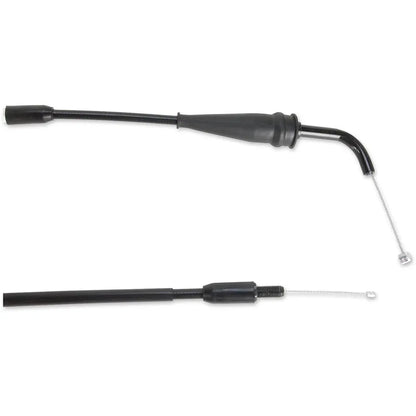 Cable del acelerador de vinilo negro.