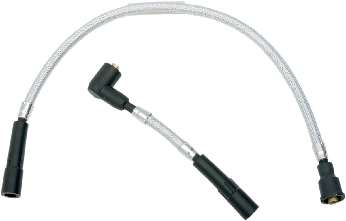 Cable de bujía trenzado - Cables de bujía - Cromita esterlina - XL