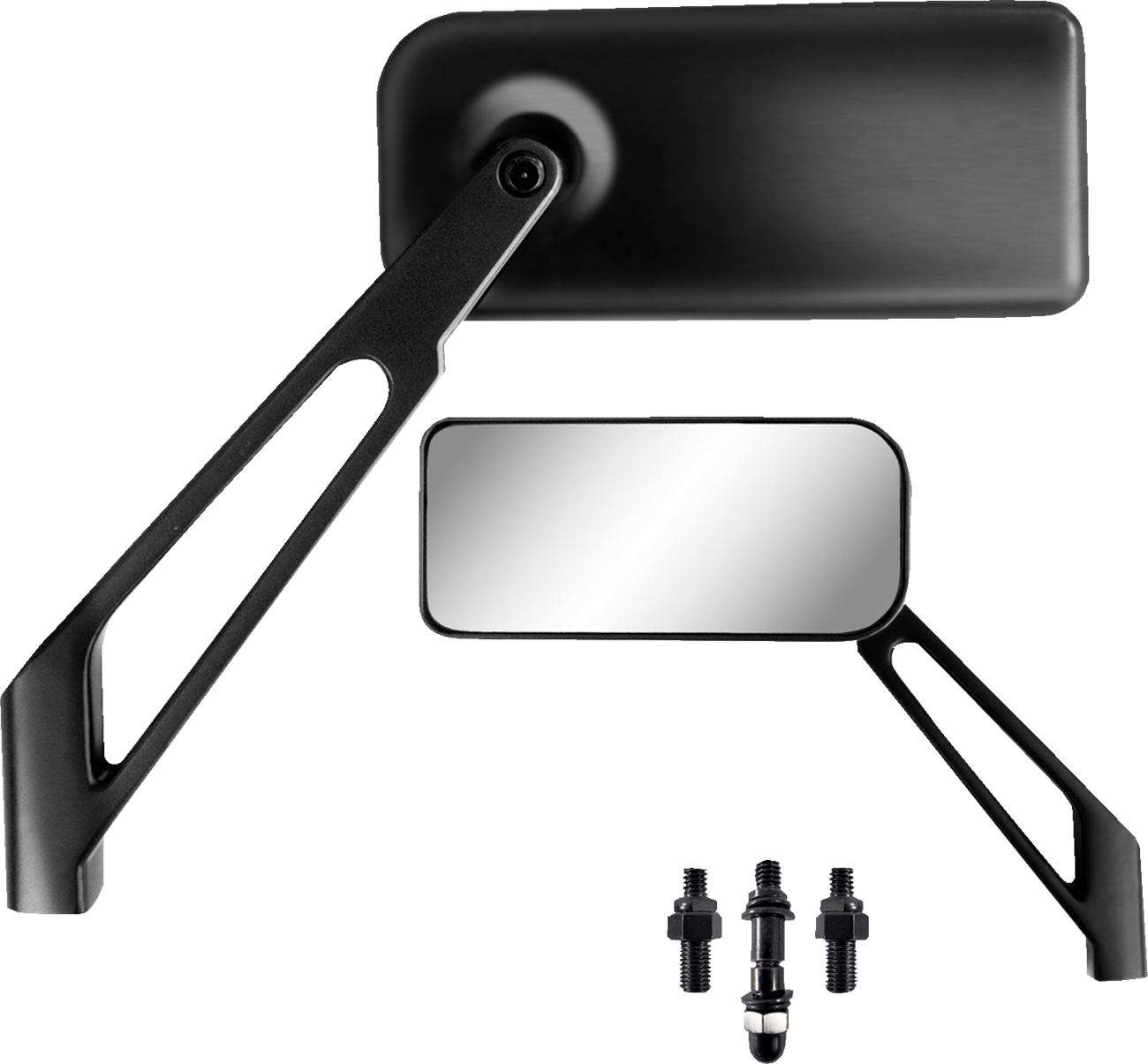 Espejo X-Treme Designer - Espejo - X-Treme Designer - Vista Lateral - Rectangular - Negro