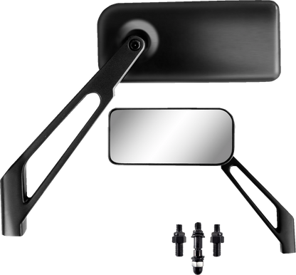 Espejo X-Treme Designer - Espejo - X-Treme Designer - Vista Lateral - Rectangular - Negro