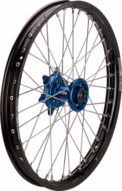 Rueda completa SX-1 - Conjunto de ruedas - SX-1 - Completa - Delantera - Rueda negra/Buje azul - 21x1,6 - Yamaha WR/YZ