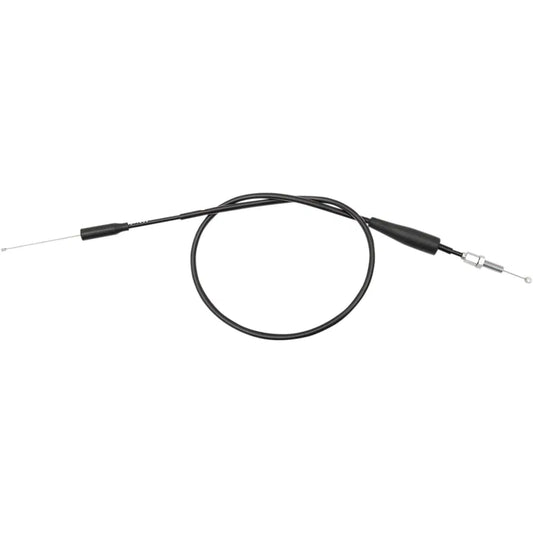 Cable del acelerador de vinilo negro.
