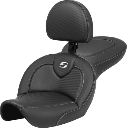 Asiento Roadsofa™ de alcance estándar - Asiento Roadsofa™ - con respaldo - Fibra de carbono - FXDWG '96-'03