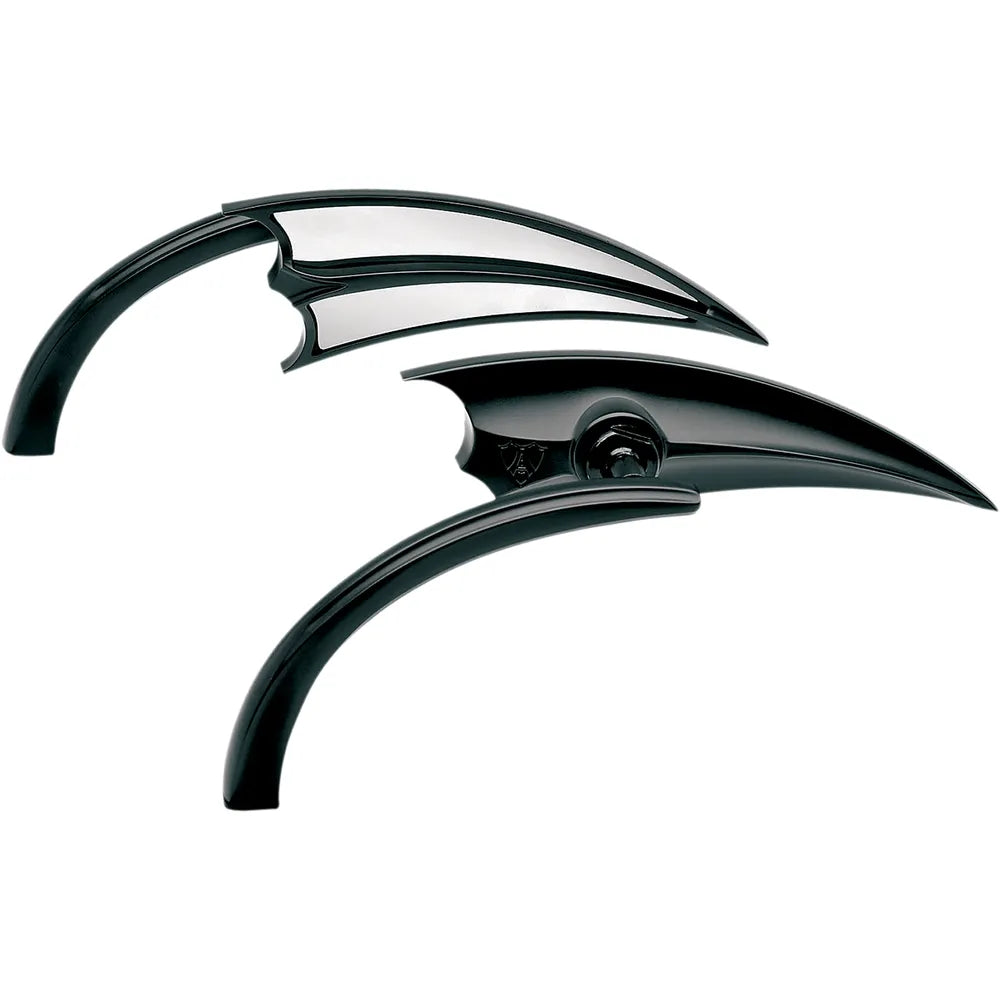 Scoop Triangle Mirror - Black - Right