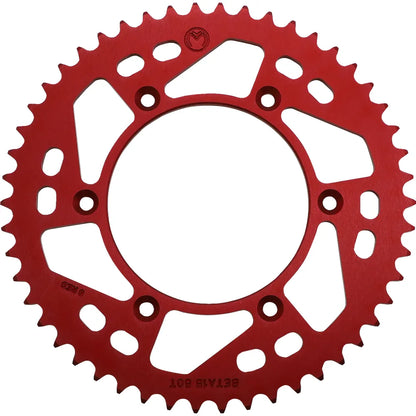 Piñón Trasero de Aluminio - Piñón Trasero - Aluminio - 50 Dientes - Rojo - Beta