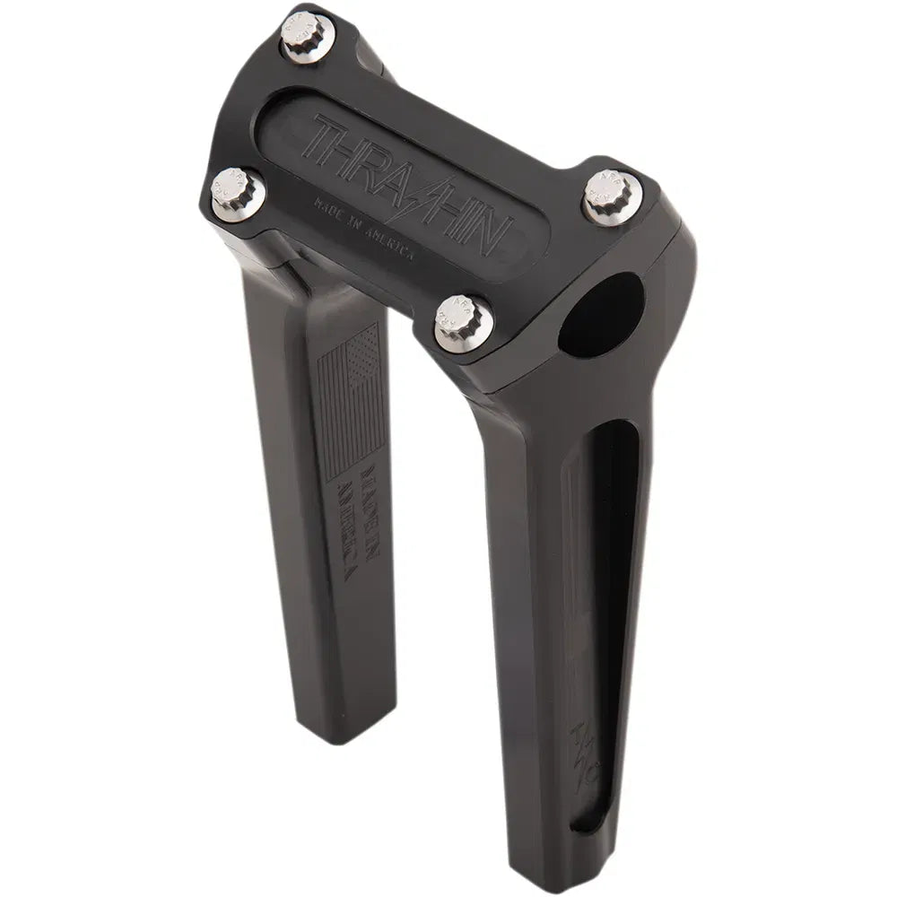 Risers - Straight - 8" - Black