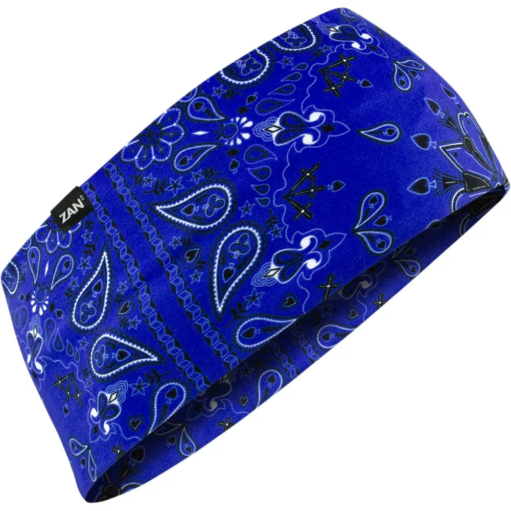 SportFlex® Headband - Navy Paisley