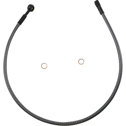 KARBONFIBR Designer Series Kit de freno superior delantero específico ABS - Línea de freno - Delantero - 10 mm - 180° - 28" - KARBONFIBR