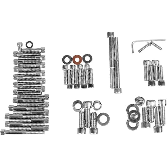 Tornillos del motor allen estriado cromo