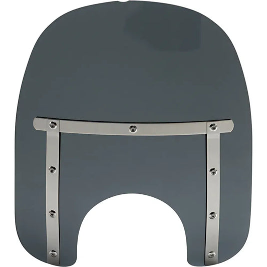 Memphis Slim Windshield - 15" - 7" Headlight Cutout - Dark Black Smoke