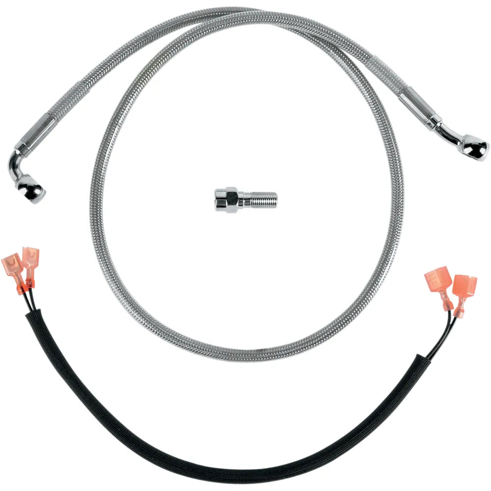 Linea de freno trasero con mazo de cables de acero inoxidable