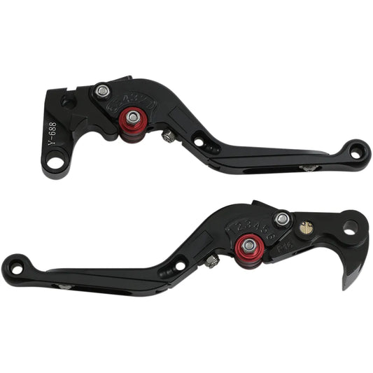 Black MGP Lever Set for Yamaha