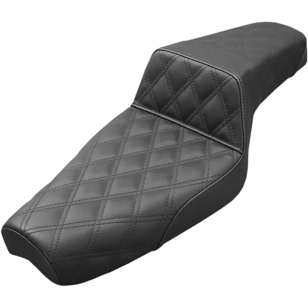 Step Up Seat - Lattice Stitched - Black - XL0849