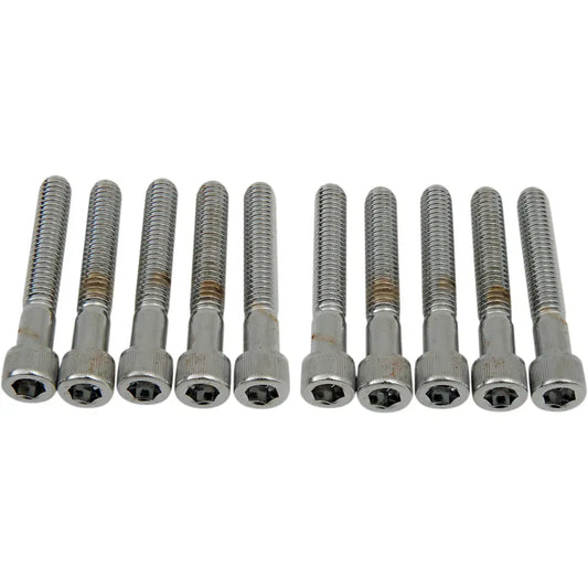 Tornillos allen estriado 5/16-18 X 2" Drag Specialties cromo