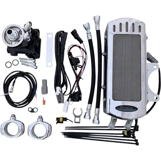Oil Cooler - Chrome - Indian