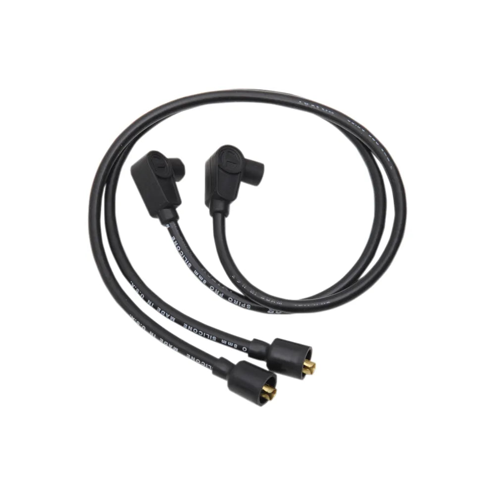 Universal Spark Plug Wire Kit - 90 degree - Black