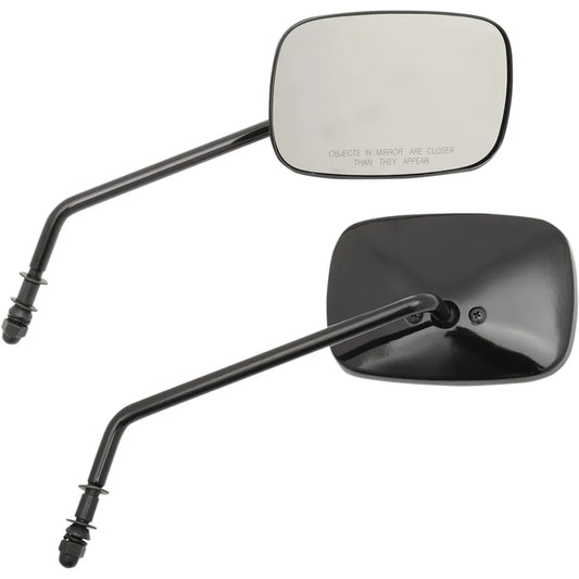 Rectangle Mirrors - Long - Black