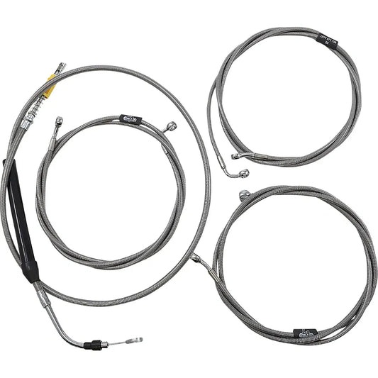 Kit de línea de freno/cable de manillar trenzado de acero inoxidable estándar